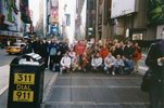 NYC - Celá AuPair třída na Times Square