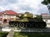 Mukačevo - sovětský tank